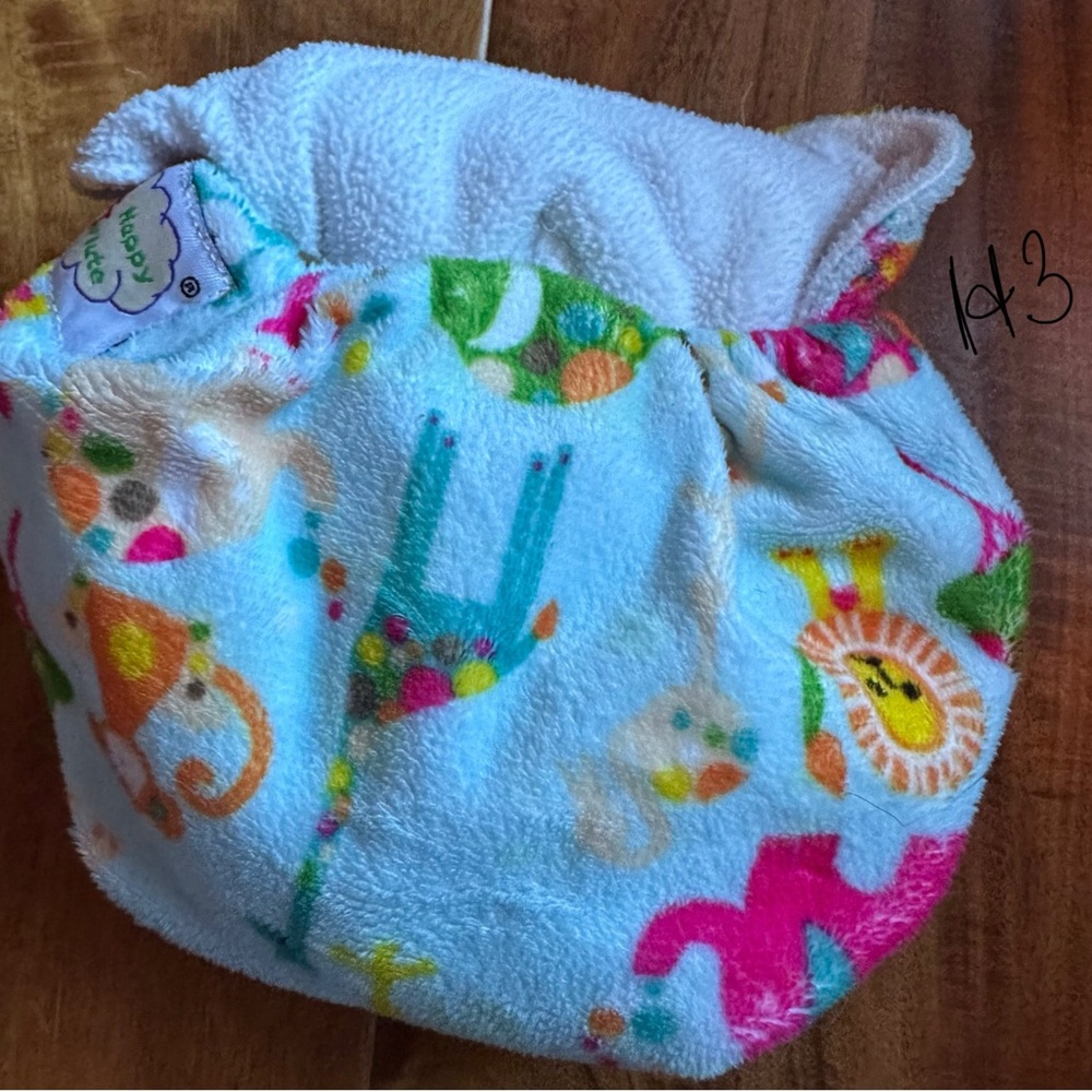 Cloth Diaper - Newborn - Happy Flute - all-in-one - Animals